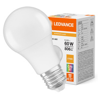LED žárovka A60 E27 9,4W = 60W 806lm 2700K teplá bílá LEDVANCE