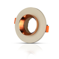 Zapuštěné stropní svítidlo GU10 Očko s kulatým bílým/růžovým zlatem VT-862 V-TAC - 5letá záruka