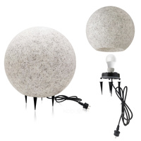 Venkovní lampa Sphere E27 Grey IP65 Zahradní koule Kobi