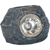 Zahradní lampa LED SOLAR STONE 6500K imitující kámen