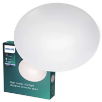 Plafond LED stropní svítidlo SUEDE 12W 4000K 28cm bílé kulaté PHILIPS