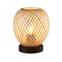Stolní lampa E27 béžová BAMBOO NATURAL Sanico Goldlux