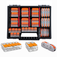 Rychlé konektory Instalační sada konektorů Sada 100 kusů - 40x 2X4MM. 40x 5X4MM. 20x 1+1 + kufr s organizérem