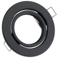 Halogenová Podhledové svítidlo GU10, MR16 Nastavitelná Kulatá Grafitový Plech LUMILED