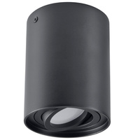 Stropní svítidlo přisazené HADAR R1 1xGU10 Movable Round Black