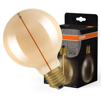 Dekorativní žárovka LED G95 Sphere E27 2,2W = 12W 120lm 2700K Warm 320° Filament Vintage 1906 Osram