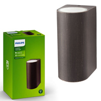 NIGHTINGALE 2x nástěnné svítidlo LED GU10 IP44 Rust Green PHILIPS