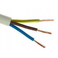 Kabel OMY 300/300V 3x0.75mm Bílý 1m KABEL EL.