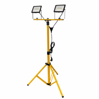 Reflektor LED HALOGEN Pracovní lampa na stojanu 2x 50W 4000K