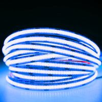 LED pásek 12V COB 45W 480LED 2835 Modrý 8mm 5m ECOLIGHT