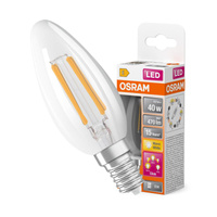 LED žárovka E14 B40 4W = 40W 470lm 2700 Teplá bílá 300° Filament 3-Step Dimmable OSRAM STAR