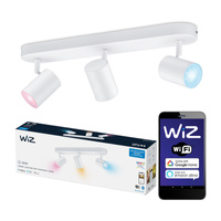 LED stropní svítidlo SPOT rail 3x 5W WHITE + RGB SMART WiFi WiZ