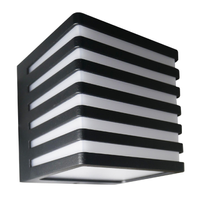 Venkovní nástěnné fasádní svítidlo LED 4000K Square Black