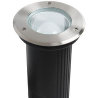 E27 IP67 IK10 Kulaté uzemněné stříbrné XARD KANLUX Podlahové LED svítidlo