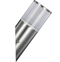 LED zahradní nástěnné svítidlo 3.6W 6500K collum GOLDLUX (Polux) šikmá ocel