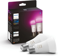 2PAK LED žárovka E27 A60 9W CCT RGB PHILIPS HUE White & COLOR Ambiance Bluetooth Zigbee