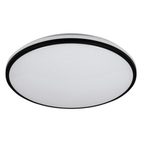 Plafond LED stropní panel Povrchové svítidlo 37W 2680lm CCT Round Black Stmívatelné dálkové ovládání Arvos Kanlux