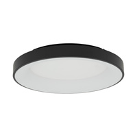 Plafond Stropní svítidlo LED 60W 5200lm 3000K Warm Black NIKKI ROUND LED 11208 Nowodvorski