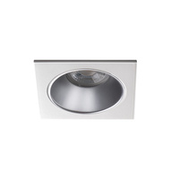 Halogenové bodové svítidlo LED GU5.3 GU10 Square Silver White Glozo Kanlux Flush Mount