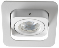 Stropní svítidlo čtvercové halogenové. pohyblivé ALREN MR16 GU10 bílá IP20 Kanlux