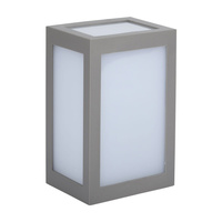 LED nástěnné svítidlo 12W 6400K IP65 Cube Grey VT-822-G V-TAC