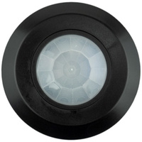 PIR 360° pohybový a soumrakový senzor 6m stropní černý