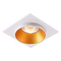 Svítidlo SPOT GU10 pro zapuštěnou montáž čtvercové bílé zlato