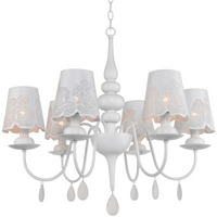 FABRIZIA Lustrové závěsné stropní svítidlo 6xE14 120cm - GOLDLUX (Polux)