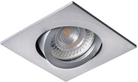 Čtvercové vestavné halogenové stropní svítidlo EVIT MR16 Gx5.3 hliník Kanlux