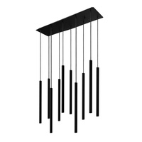 Stropní svítidlo LASER 8923 Nowodvorski černé 10xG9 závěsné ocelové minimalistické