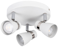 LED GU10 nastavitelné reflektorové stropní svítidlo bílé Enali Kanlux