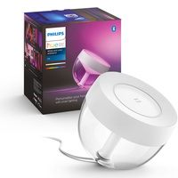 IRIS LED stolní lampa bílá EU/UK 8,1W CCT RGB PHILIPS HUE Bluetooth Zigbee