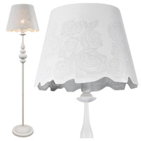 Stojací lampa Fabrizia 1xE27 bílá 150cm - GOLDLUX (Polux)