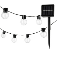 Solární venkovní zahradní lampa LED 0,12W 3000K Warm Black IP44 Starlight Kobi