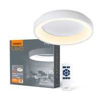 Plafond LED stropní svítidlo pro povrchovou montáž 72W 7500lm 2700-6000K CCT White Stmívatelné + dálkové ovládání EDGE Videx