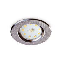 Zapuštěné halogenové bodové svítidlo GU10 Chrome Round Kobi