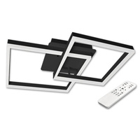 LED lustrová stropní lampa 70W CCT GALAXIS HERCULES černá + dálkové ovládání