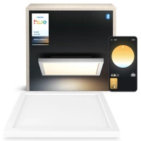 Panelové LED stropní svítidlo pro povrchovou montáž 30x30 cm 19W 1940lm IP20 White Ambiance TW White Smart SMART Zigbee Bluetooth Aurelle Philips HUE