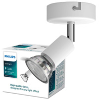 Stropní svítidlo LIMBALI GU10 Nástěnné svítidlo Reflektor pohyblivý bílý PHILIPS