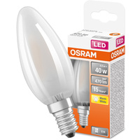 LED žárovka E14 B35 4W = 40W 470lm 2700K Teplá bílá 300° vlákno OSRAM STAR