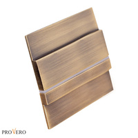 LED unico 1.2W mosazné schodišťové svítidlo PROVERO Teplá bílá