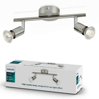 Stropní svítidlo LIMBALI 2x GU10 Nástěnné svítidlo Reflektor pohyblivý Satin PHILIPS