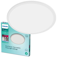 LED stropní svítidlo SUPERSLIM 15W 4000K 25cm IP44 stmívatelné bílé PHILIPS