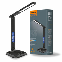 RIO LED VIDEX stolní lampa stmívatelná 5W 3000K - 5500K CCT Touch BLACK