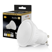 LED žárovka GU10 s reflektorem 9W 900lm 3000K Warm 120° Premium Kobi
