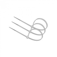 Stahovací pásky 2,5x150 mm bílé PREMIUM OKP-25150W .VÍCE 100 ks.