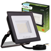 LED Reflektor 50W, 4500lm 6500K IP65 Černá ZUNA2 LUMILED