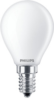 LED kulová žárovka E14 P45 6.5W = 60W 806lm 2700K Teplá bílá vlákno Mléčné PHILIPS