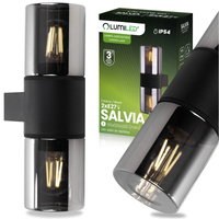 Zahradní nástěnné venkovní svítidlo 2x E27 SALVIA LUMILED