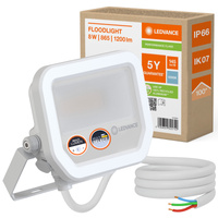 LED reflektor 8W 1200lm 6500K IP66 bílý LEDVANCE reflektor